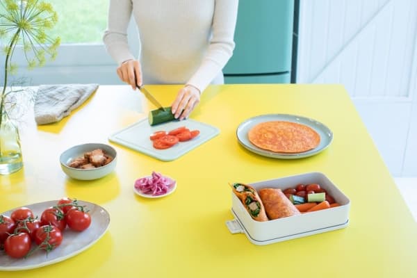 Brabantia Make & Take, Lunsjbeholder, Voksen, Lysegrå, Plast, Monokromatisk, Rektangulær