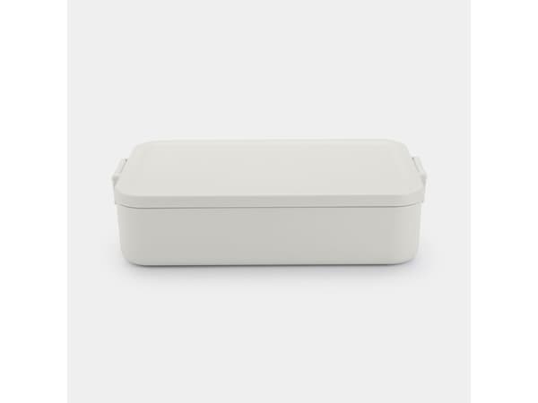 Brabantia Make & Take, Lunchlåda, Vuxen, Ljusgrå, Plast, Monokromatiskt, Rektangulär