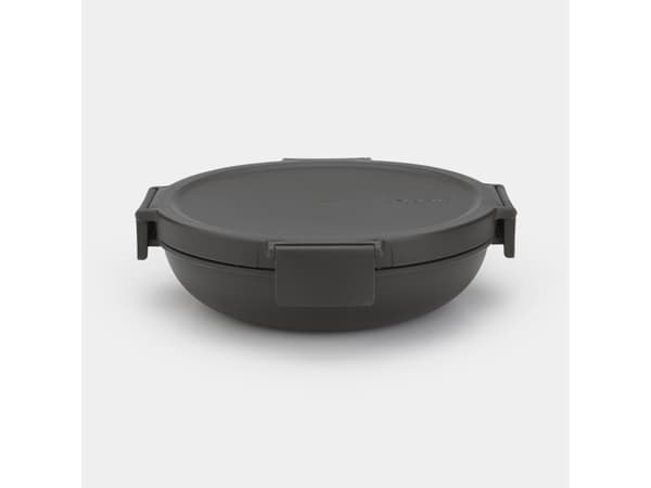 Brabantia Make & Take, Lunsjbeholder, Voksen, Grå, Plast, Monokromatisk, Rund