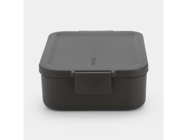 Brabantia Make & Take, Lunsjbeholder, Voksen, Grå, Plast, Monokromatisk, Rektangulær