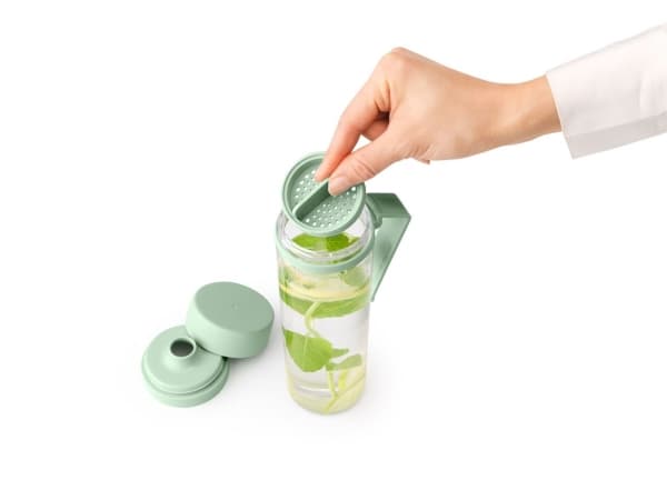 Brabantia Make & Take, 500 ml, Päivittäinen käyttö, Vihreä, Läpinäkyvä, Muovi, Jade Green, Ruuvinkanta