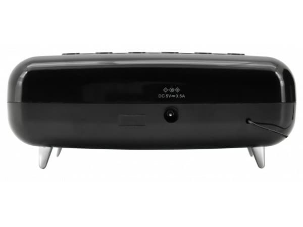 Soundmaster UR111SW, Digital vekkerklokke, FM, PLL, LED, DC/batteri, CR2032, 5 V