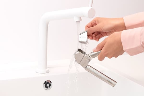Brabantia 250309, Håndholdt hvitløkspresse, Sølv, Rustfritt stål, Rustfritt stål, 50 mm, 30 mm, 182 mm