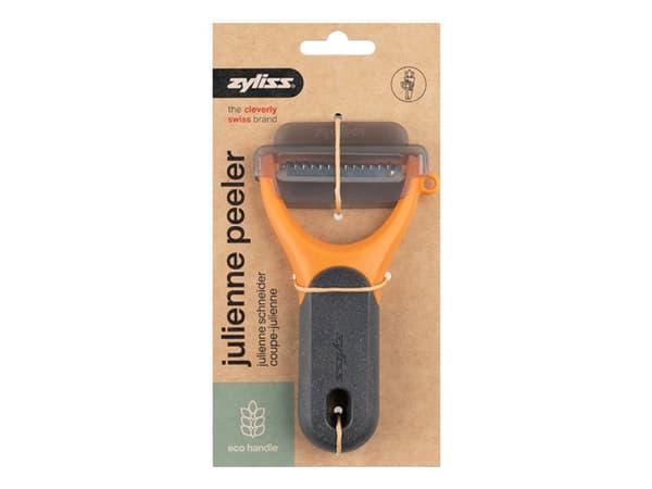Zyliss E950050, Grönsaker, Grönsaker, Rostfritt stål, Grå, Orange, Plast, Hängögla