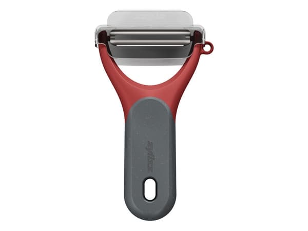 Zyliss E950049, Vegetables, Vegetables, Stainless steel, Grey, Red, Stainless steel, Plastic, Hanging ring