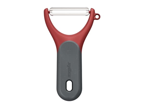 Zyliss E950049, Vegetables, Vegetables, Stainless steel, Grey, Red, Stainless steel, Plastic, Hanging ring