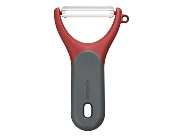 Zyliss E950049, Vegetables, Vegetables, Stainless steel, Grey, Red, Stainless steel, Plastic, Hanging ring