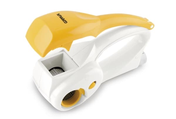 G3 Ferrari G20065, Electric grater, Hvit, Gult, Plast, Rustfritt stål, Brød, Ost, Sjokolade, Nøtter, AC Hvit, Gult