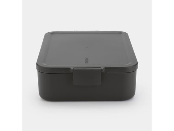 Brabantia Make & Take, Lunsjbeholder, Voksen, Grå, Plast, Monokromatisk, Rektangulær