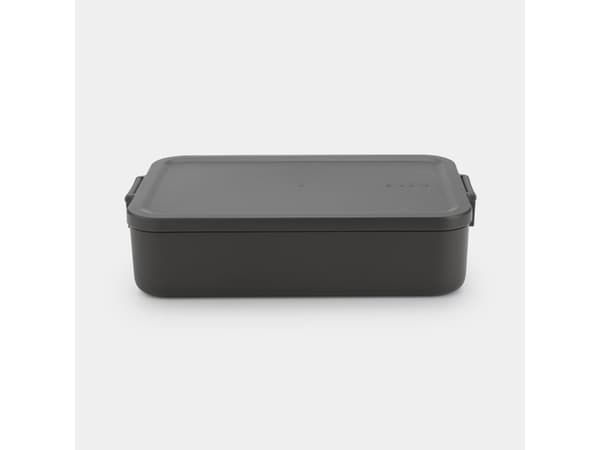 Brabantia Make & Take, Lunsjbeholder, Voksen, Grå, Plast, Monokromatisk, Rektangulær