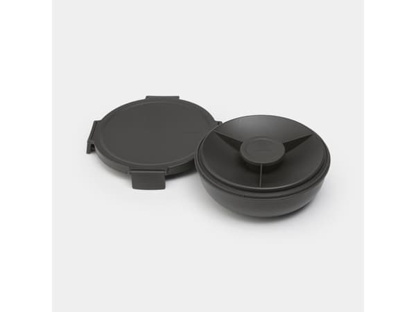 Brabantia Make & Take, Lunchlåda, Vuxen, Grå, Plast, Monokromatiskt, Rund