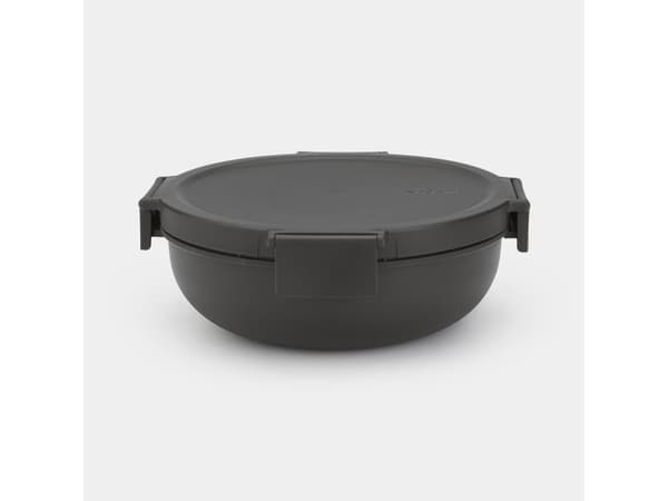 Brabantia Make & Take, Lunsjbeholder, Voksen, Grå, Plast, Monokromatisk, Rund