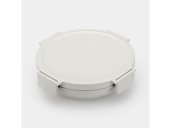 Brabantia Make & Take, Lunsjbeholder, Voksen, Lysegrå, Plast, Monokromatisk, Rund