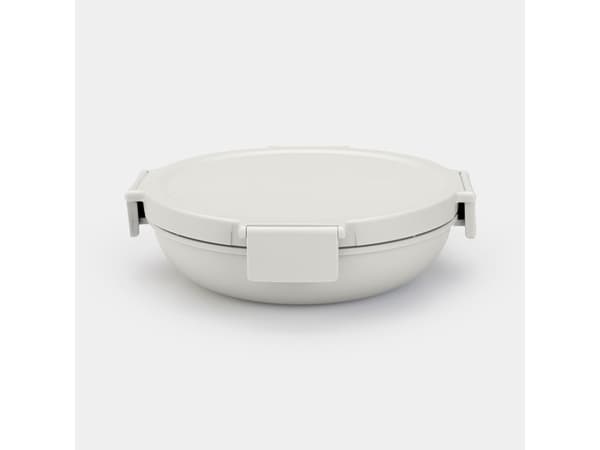 Brabantia Make & Take, Lunsjbeholder, Voksen, Lysegrå, Plast, Monokromatisk, Rund