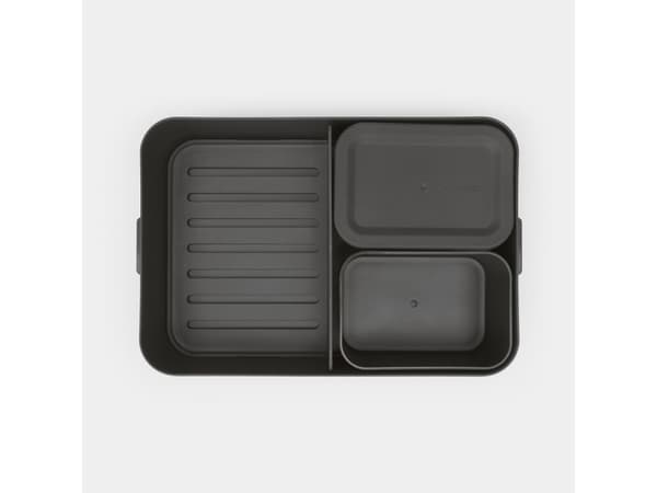 Brabantia Make & Take, Lunsjbeholder, Voksen, Grå, Plast, Monokromatisk, Rektangulær