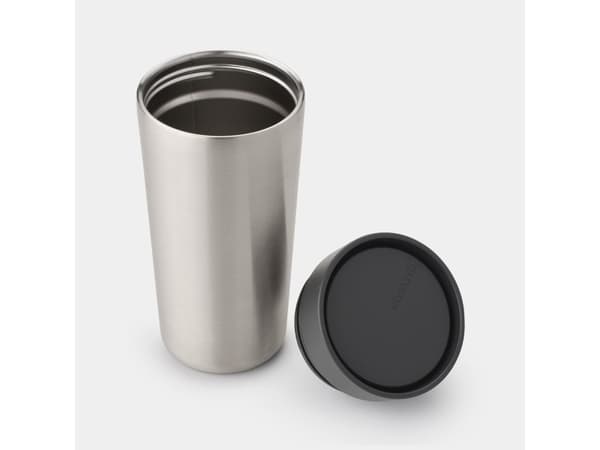 Brabantia Make & Take, Musta, Ruostumaton teräs, Ruostumaton teräs, Kiina, 360 ml, 81 mm, 81 mm