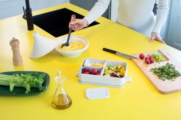 Brabantia Make & Take, Lunsjbeholder, Voksen, Lysegrå, Plast, Monokromatisk, Rektangulær