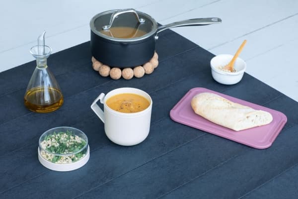 Brabantia Make & Take, Muki, Pyöreä, 0,6 L, Vaaleanharmaa, Muovi, Keitto
