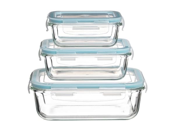 Five_S_Smart Set Containers 3Pcs Re Glass Clipeat