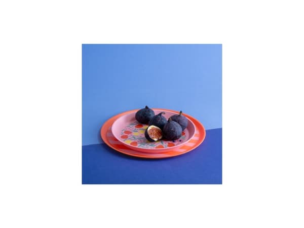 koziol Nora, Middagstallerken, Rund, Oransje, 25,5 cm, 10 mm, 1 stykker