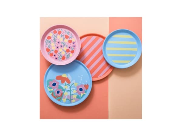 koziol Nora, Middagstallerken, Rund, Oransje, 25,5 cm, 10 mm, 1 stykker