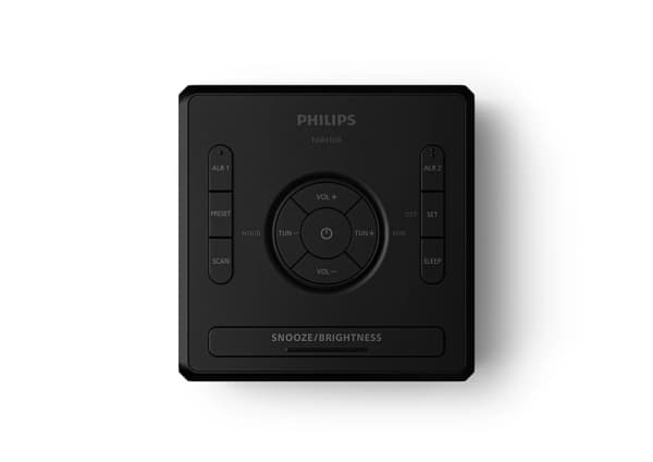 Philips TAR4500/10, Digital alarmur, Sort, 12/24h, FM, 87,5 - 108 MHz, LED