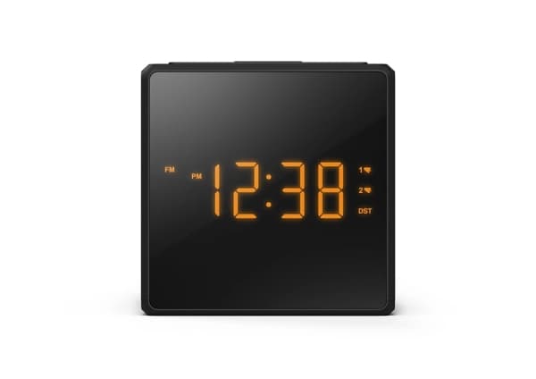Philips TAR4500/10, Digital alarmur, Sort, 12/24h, FM, 87,5 - 108 MHz, LED