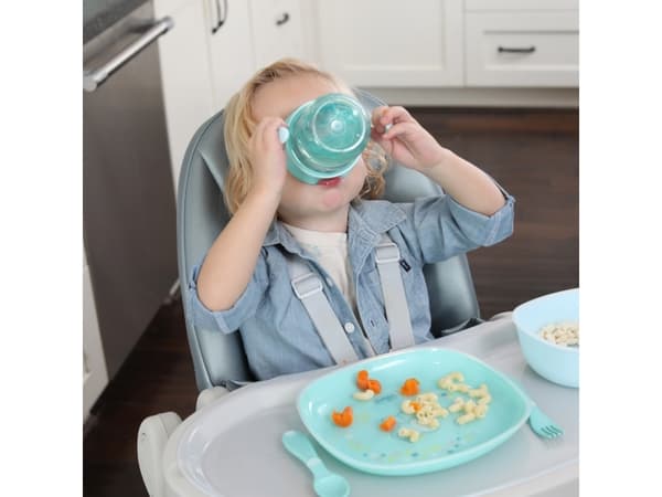 Chicco 00006951350000, Single, 0,2 l, Grå, Plast, Silikon, Bägare, Universal