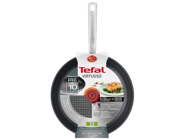 Tefal E49106, All-bruk panne, Sort, Rustfritt stål, Rustfritt stål, Titan, Rustfritt stål, 250 °C