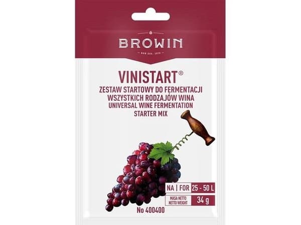 Browin Starter Vinistart Wine Fermentation 34G