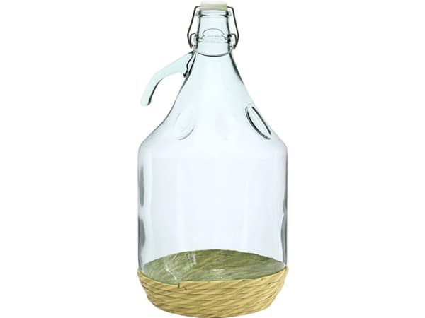Browin Gallon Carboy Wicker Wrapped Dama 5L