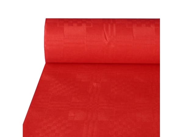 Papstar 12573, Rektangulær, Papir, Rød, Mønster, 1 stykker, 1000 mm