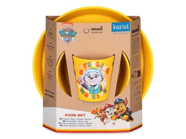 Koziol servise for barn: tallerken, skål, kopp CONNET Paw Patrol, KOZIOL