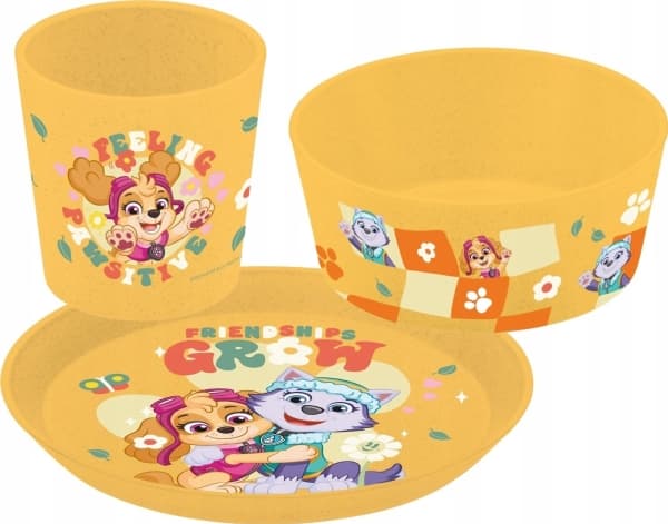 Koziol servise for barn: tallerken, skål, kopp CONNET Paw Patrol, KOZIOL