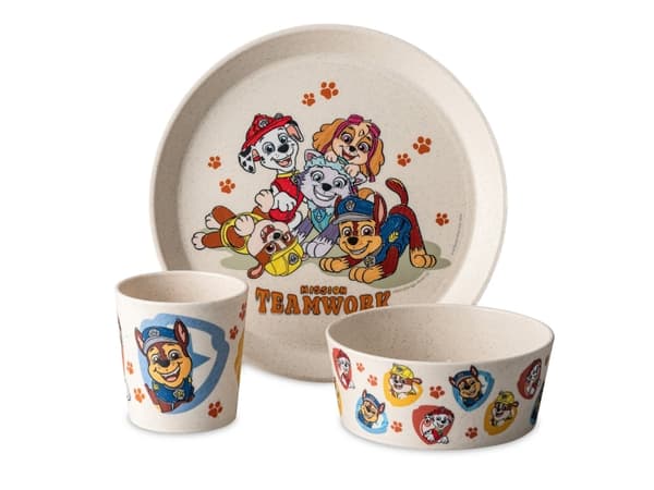 Koziol servise for barn: tallerken, skål, kopp CONNET Paw Patrol, KOZIOL