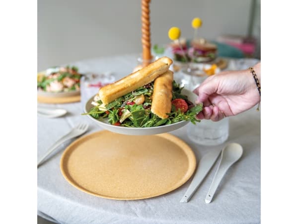Talerze obiadowe CONNECT, Ø 25 cm, 4 sztuki, KOZIOL
