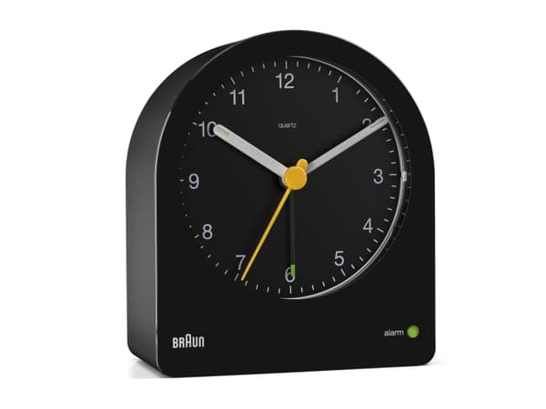 Braun BC22B, Quartz-väckarklocka, Svart, Batteri, AA, 85,6 mm, 97 mm