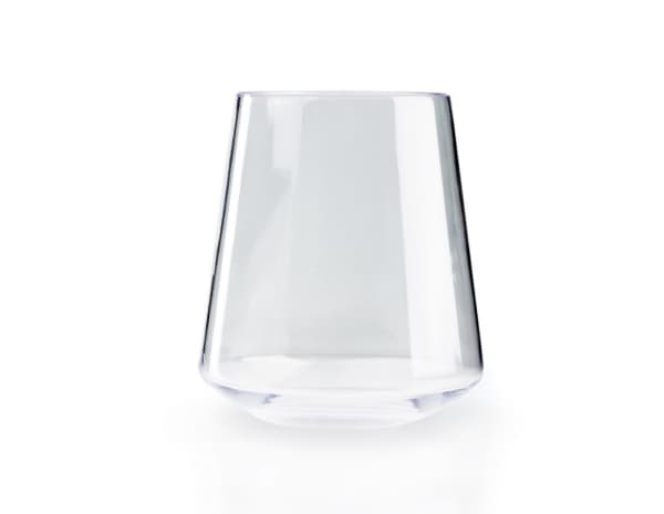 GSI Outdoors Stemless White Wine Glass, Hvit-vin glass, Tumbler glass, Kopolyester, Gjennomsiktig, 340 ml, 9,4 cm