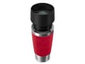 Miniatyrbild 4 av 5: EMSA Travel Mug Classic N2020400, Svart, Röd, Rostfritt stål, Silikon, Rostfritt stål, Polypropylen (PP), 4 h, 8 h