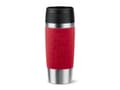 Miniatyrbild 1 av 5: EMSA Travel Mug Classic N2020400, Svart, Röd, Rostfritt stål, Silikon, Rostfritt stål, Polypropylen (PP), 4 h, 8 h