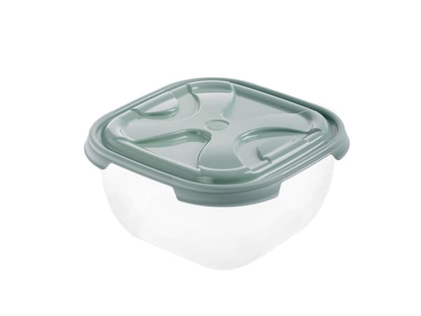 Okko Food Container Square Nordic Green. 2.1L