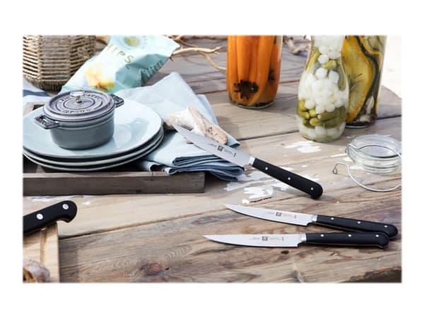 ZWILLING Steak-Sets Steak Set. 4 st knivar, med slät slipbar egg