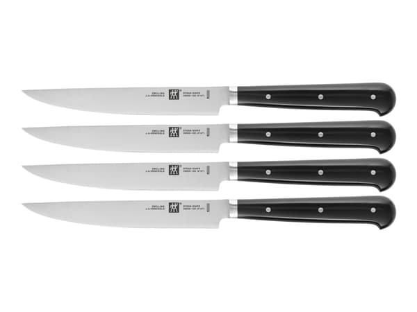ZWILLING Steak-Sets Steak Set. 4 st knivar, med slät slipbar egg