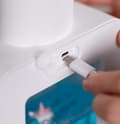 Miniatyrbild 3 av 5: Kub skum handtvätt mobiltelefon väggmonterad automatisk handtvål intelligent sensor hem uppladdningsbar tvåldispenser