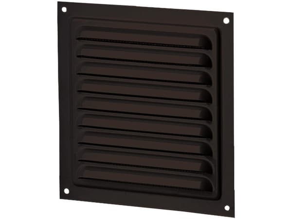 Metal ventilation grille MVM300SR, 300 x 300 mm, brown.