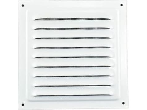 Vents Group sp. z o.o. Fläktskydd i metall med nät 300x300mm vit WPFMVM300
