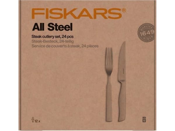 All Steel steak tool set 24 pcs.