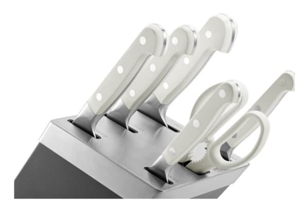 ZWILLING 38542-007-0, Knife/cutlery block set, Stainless steel, Plastic, Silver, Black, White
