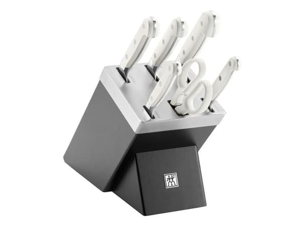 ZWILLING 38542-007-0, Knife/cutlery block set, Stainless steel, Plastic, Silver, Black, White