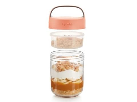 Lékué 884900, Kanna, Rund, 0,4 l, Korall, Tritan, -20 - 100 ° C